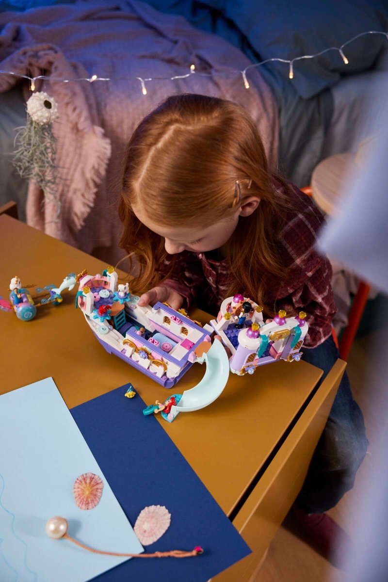Disney - Le bateau du mariage royal d'Ariel – LEGO® -Ensembles de jeu- Boutique LeoLudo-LEGO