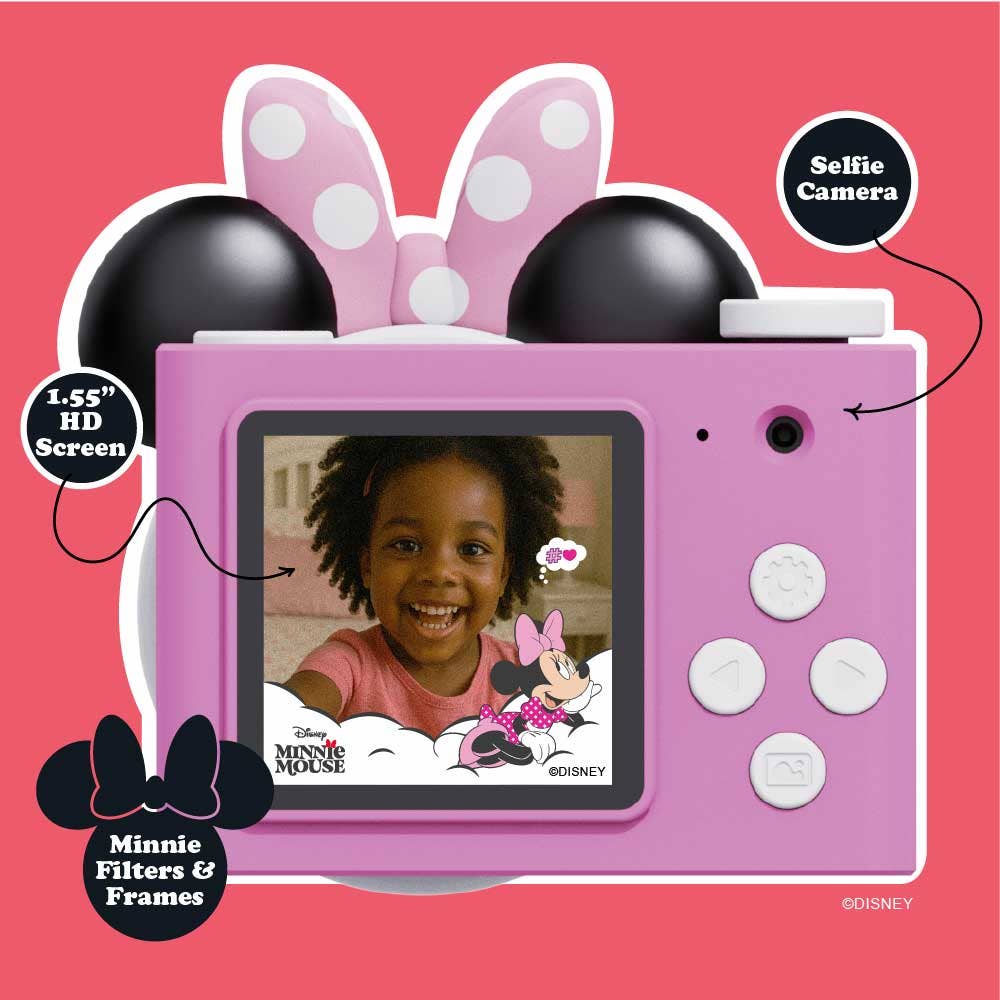 Disney Minnie Mouse Mini Camera - Boutique LeoLudo - kiimento (formerly Kidamento)