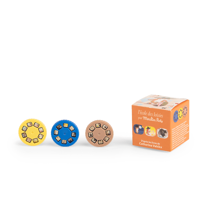 Disques (3) pour lampe à histoire École des loisirs -Lampes à histoire- Boutique LeoLudo-Moulin Roty