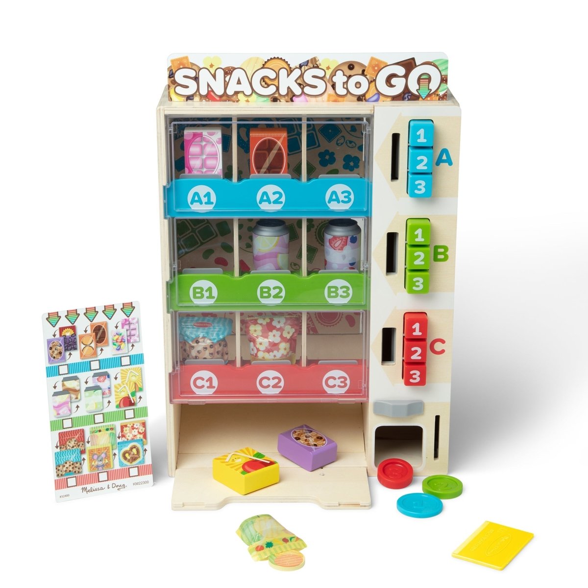 Distributrice à collations en bois - Trier, Ranger, Sélectionner -Jouets d'imitation- Boutique LeoLudo-Melissa & Doug