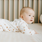 Dormeuse à pieds intégrés Blanc Cassé (18M) -Vêtements- Boutique LeoLudo-Petit Lem