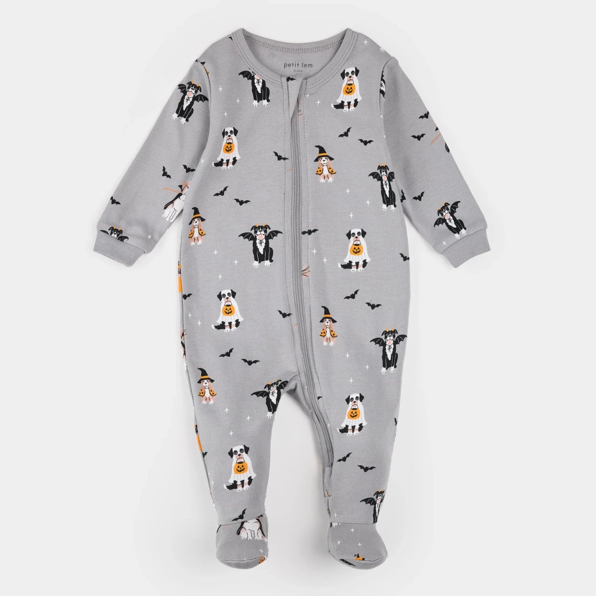 Dormeuse à pieds intégrés Gris Moyen -Vêtements- Boutique LeoLudo-Petit Lem