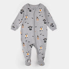 Dormeuse à pieds intégrés Gris Moyen -Vêtements- Boutique LeoLudo-Petit Lem