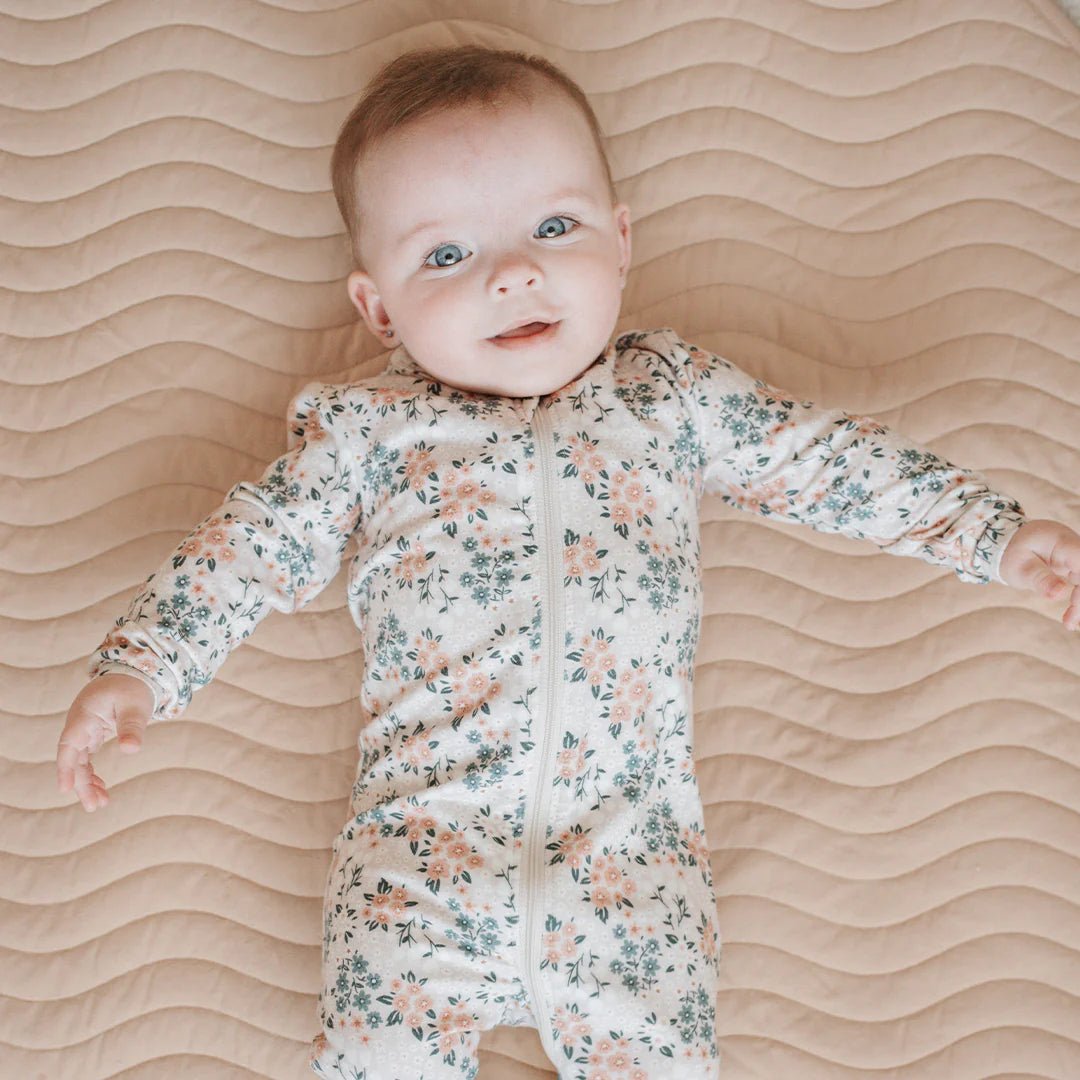 Dormeuse - Fleurs Printanières (0 - 12M) - Vêtements - Boutique LeoLudo - Petit Lem