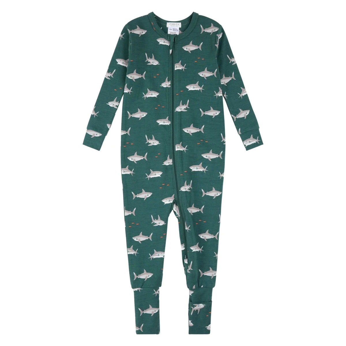Dormeuse - Requins vert (0 - 12 mois) - Vêtements - Boutique LeoLudo - Petit Lem