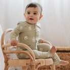 Dormeuse sauge - Petit Agneau (0 - 12M) - Vêtements - Boutique LeoLudo - Petit Lem
