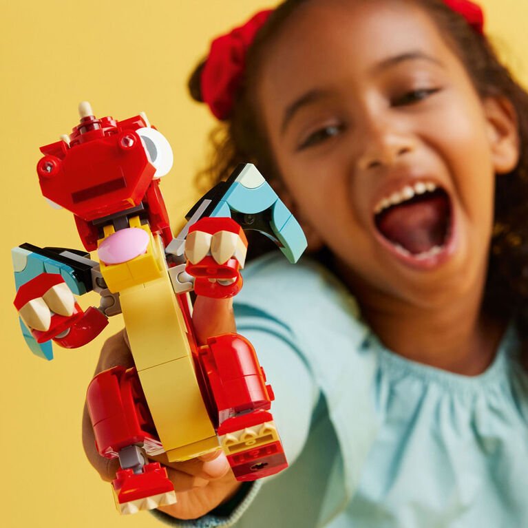 Dragon rouge LEGO Creator (149 pcs) - Jeux de construction - Boutique LeoLudo - LEGO