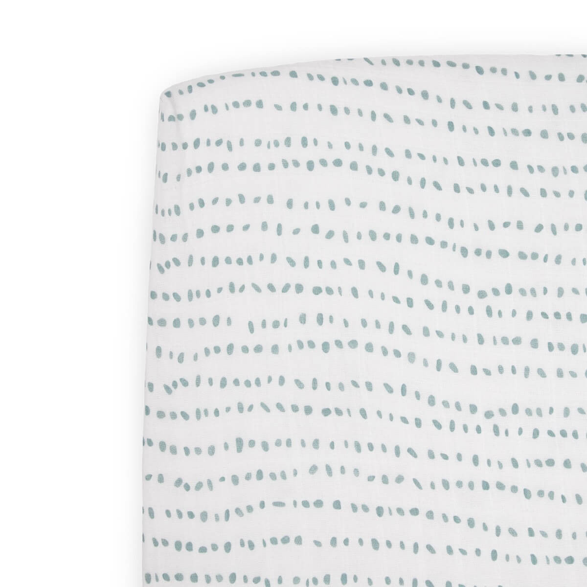 Drap contour en mousseline pour lit de bébé - Rayé - Literie - Boutique LeoLudo - Little Unicorn