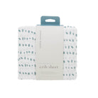 Drap contour en mousseline pour lit de bébé - Rayé - Literie - Boutique LeoLudo - Little Unicorn