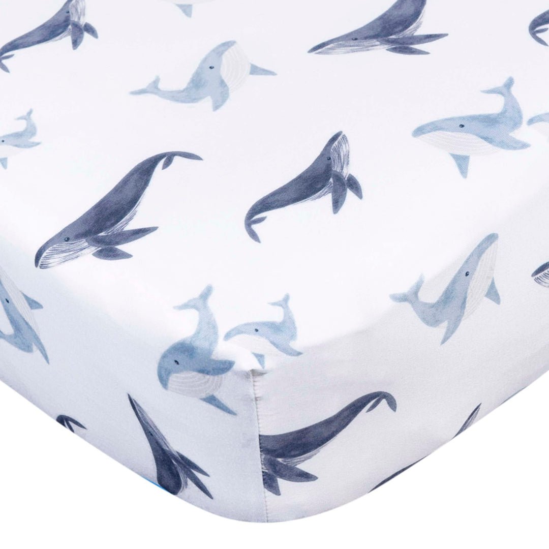 Drap de lit de bébé en tricot - Calme marin - Literie - Boutique LeoLudo - Gerber