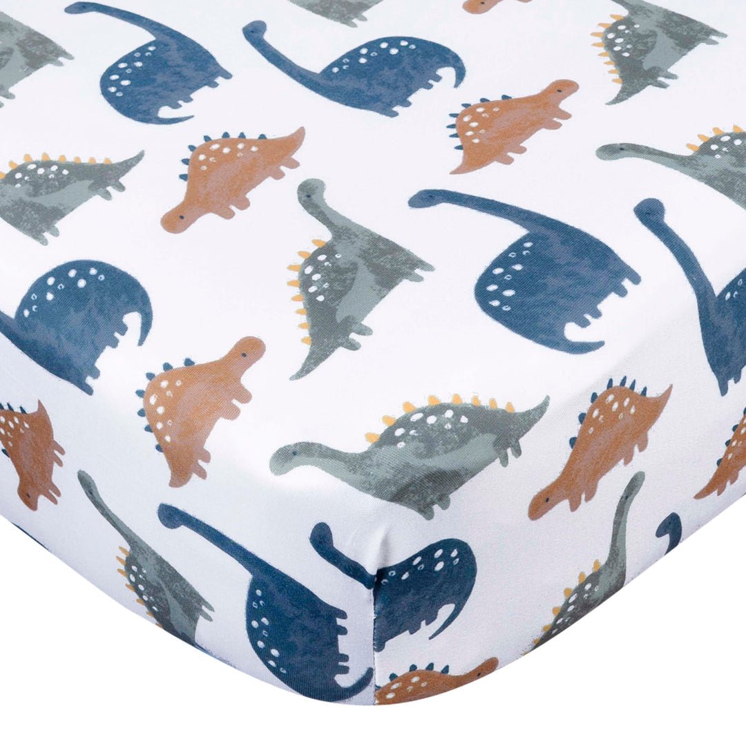Drap de lit de bébé en tricot - Dino Time - Literie - Boutique LeoLudo - Gerber