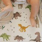 Drap de lit en tricot extensible - Dino Pals - Literie - Boutique LeoLudo - Little Unicorn