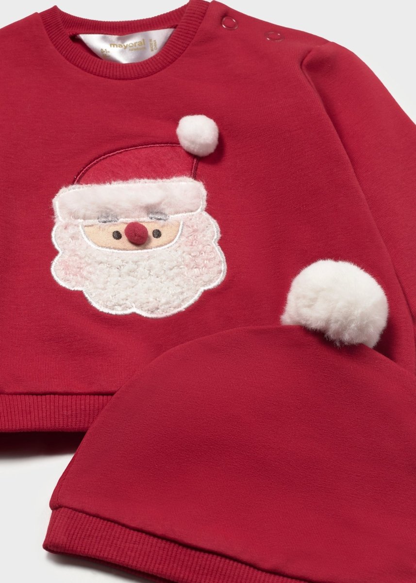 Ensemble 3 pièces de Noël Mayoral – Rouge -Vêtements- Boutique LeoLudo-Mayoral