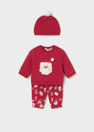 Ensemble 3 pièces de Noël Mayoral – Rouge -Vêtements- Boutique LeoLudo-Mayoral