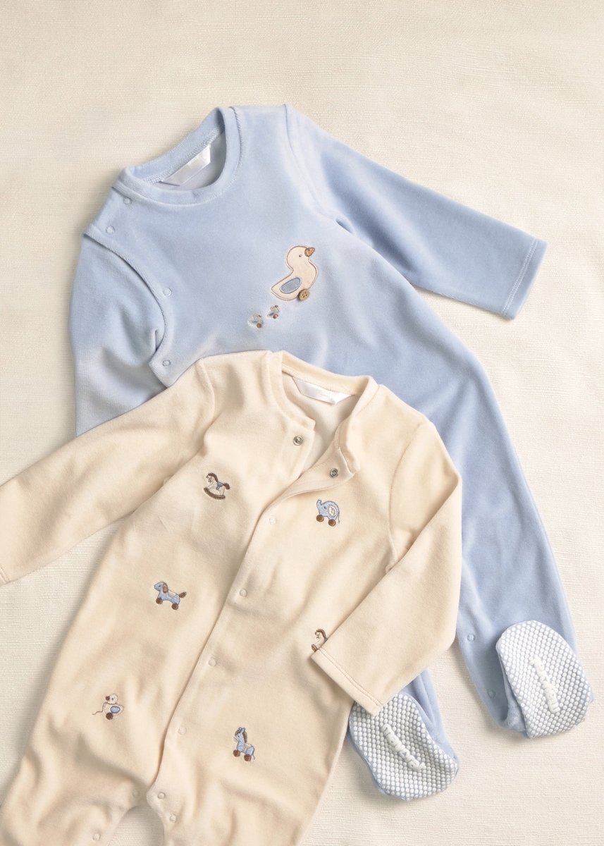 Ensemble 4 pièces en coton Mayoral – Bleu ciel -Vêtements- Boutique LeoLudo-Mayoral