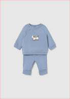 Ensemble 4 pièces en coton Mayoral – Bleu -Vêtements- Boutique LeoLudo-Mayoral