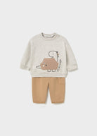 Ensemble 4 pièces en coton Mayoral – Caramel -Vêtements- Boutique LeoLudo-Mayoral