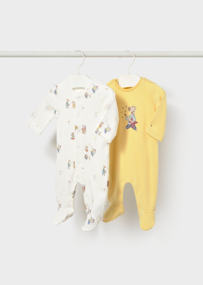 Ensemble 4 pièces en coton Mayoral – Girafe -Vêtements- Boutique LeoLudo-Mayoral