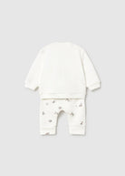 Ensemble 4 pièces en coton Mayoral – Gris brume -Vêtements- Boutique LeoLudo-Mayoral