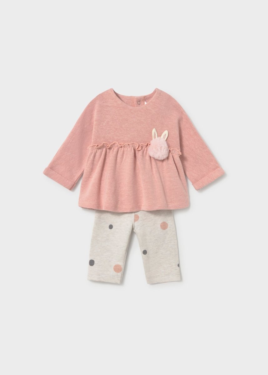 Ensemble 4 pièces en coton Mayoral – Lapins -Vêtements- Boutique LeoLudo-Mayoral
