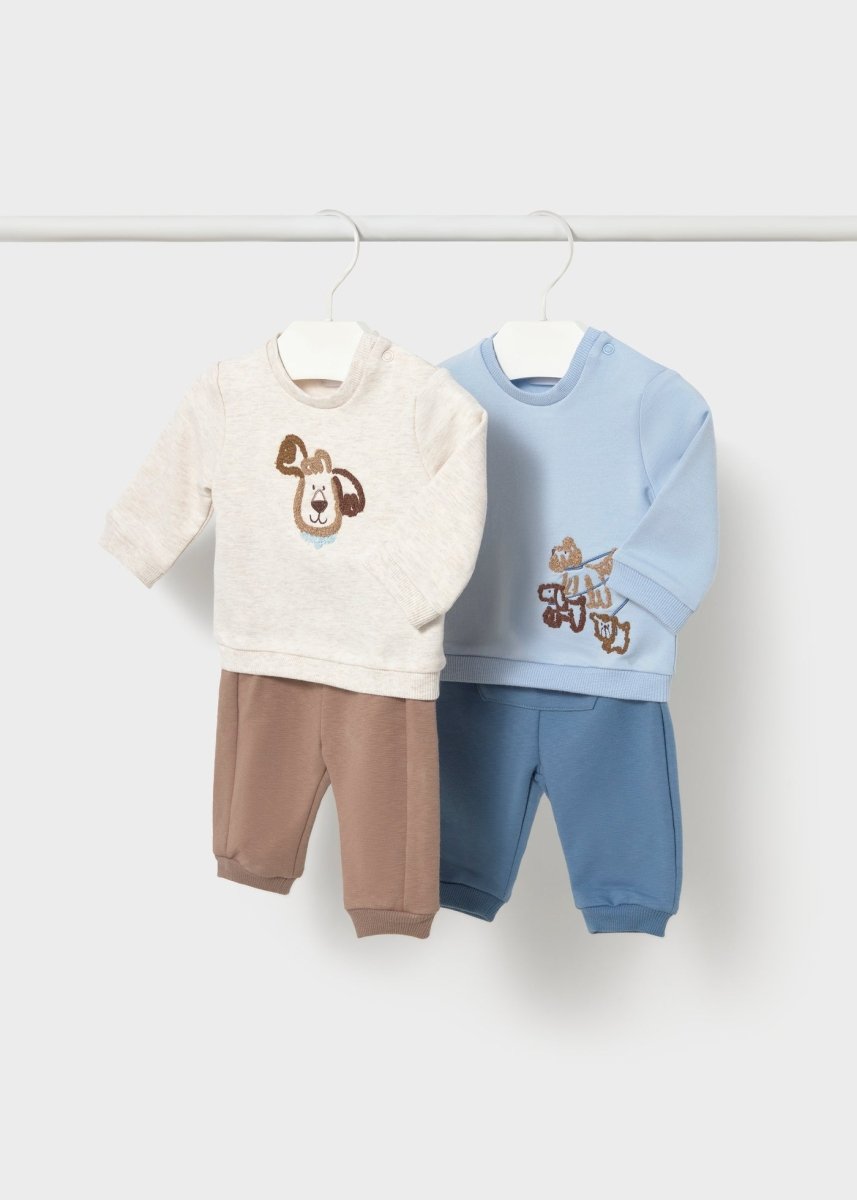 Ensemble 4 pièces en coton Mayoral – Petits Chiots -Vêtements- Boutique LeoLudo-Mayoral
