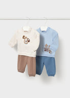 Ensemble 4 pièces en coton Mayoral – Petits Chiots -Vêtements- Boutique LeoLudo-Mayoral