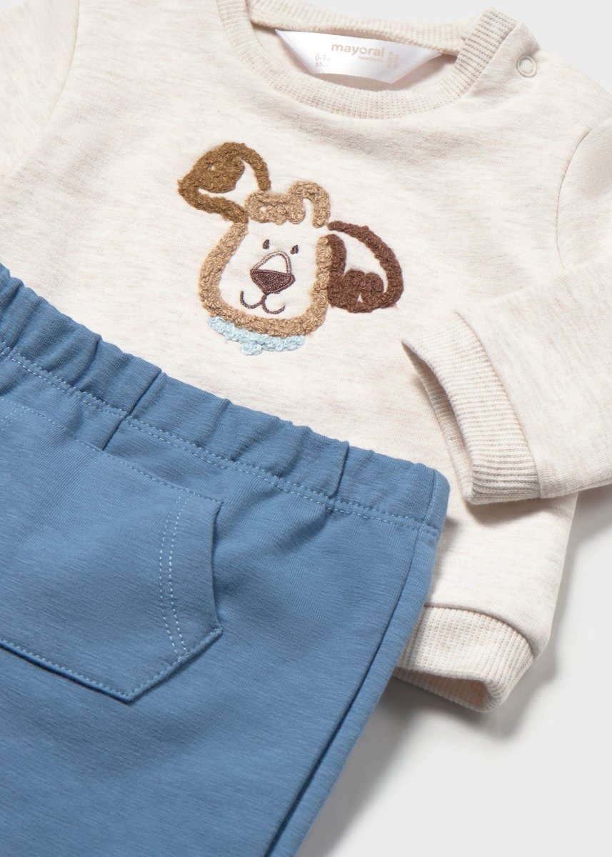 Ensemble 4 pièces en coton Mayoral – Petits Chiots -Vêtements- Boutique LeoLudo-Mayoral