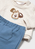 Ensemble 4 pièces en coton Mayoral – Petits Chiots -Vêtements- Boutique LeoLudo-Mayoral