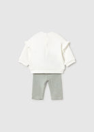 Ensemble 4 pièces en coton Mayoral – Sauge -Vêtements- Boutique LeoLudo-Mayoral