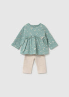 Ensemble 4 pièces en coton Mayoral – Sauge -Vêtements- Boutique LeoLudo-Mayoral
