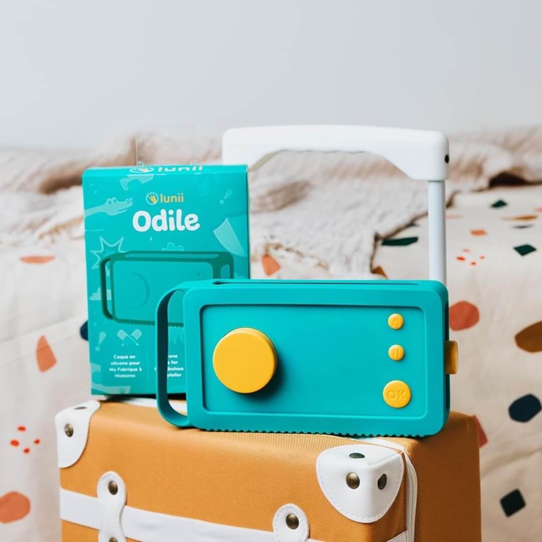Ensemble complet Ma Fabrique à Histoires Lunii + Casque Octave + Coque Odile - Jeux éducatifs - Boutique LeoLudo - Lunii