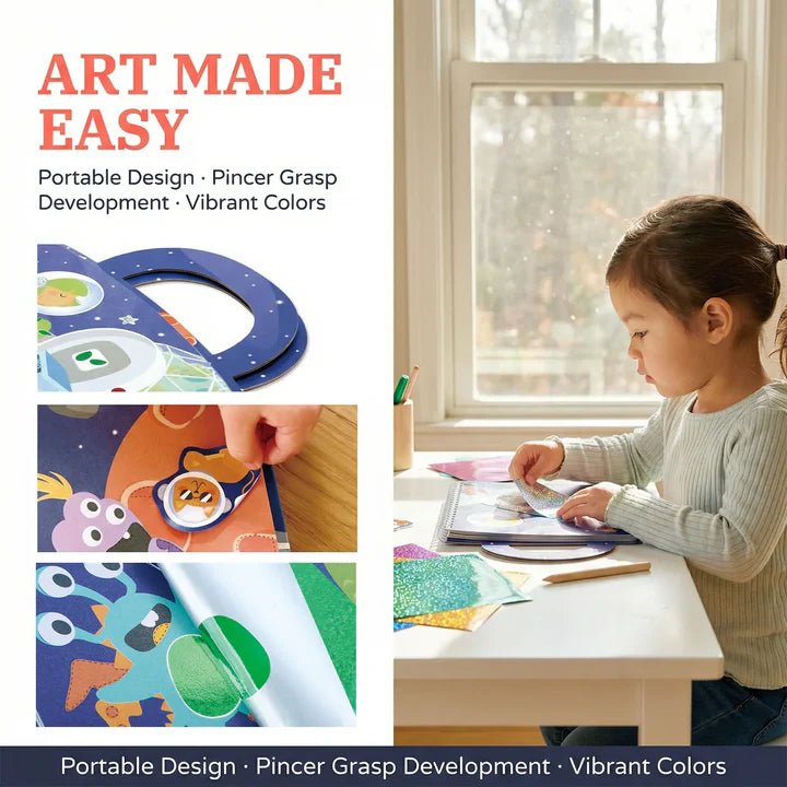 Ensemble créatif de voyage – Art métallisé intergalactique Hape - Art & bricolage - Boutique LeoLudo - Hape