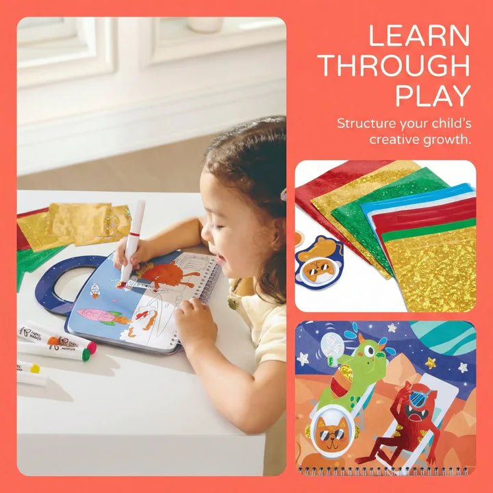 Ensemble créatif de voyage – Art métallisé intergalactique Hape - Art & bricolage - Boutique LeoLudo - Hape