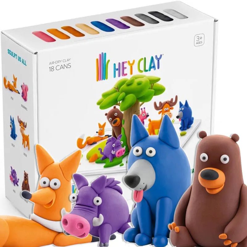 Ensemble d'argile à modeler -Art & bricolage- Boutique LeoLudo-Hey Clay