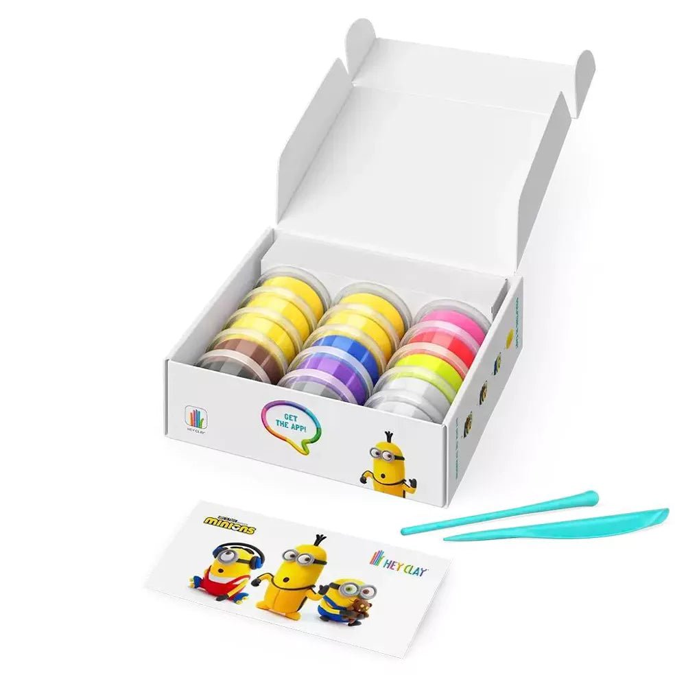 Ensemble d'argile - Les Minions - Art & bricolage - Boutique LeoLudo - Hey Clay
