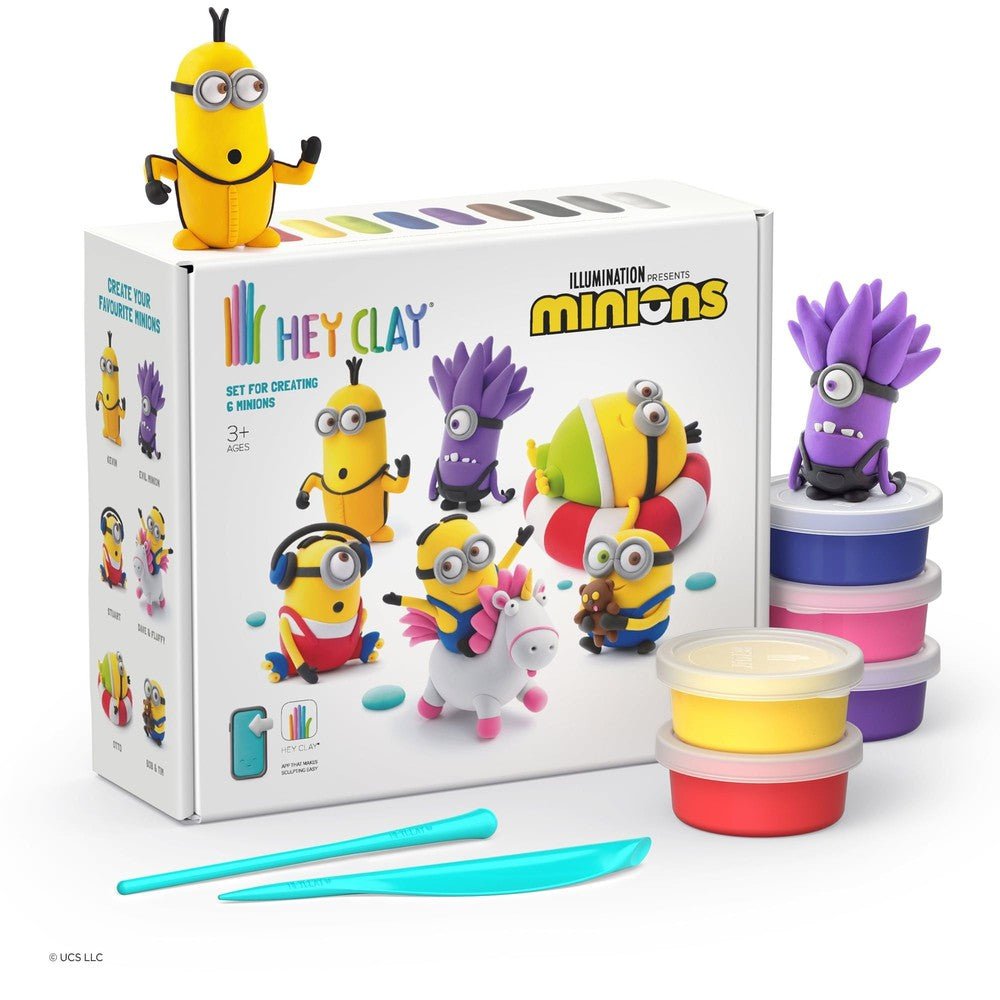 Ensemble d'argile - Les Minions - Art & bricolage - Boutique LeoLudo - Hey Clay