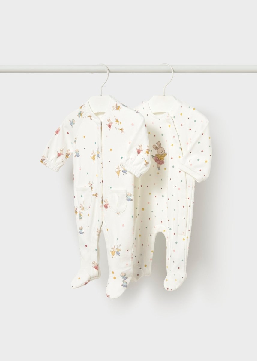 Ensemble de 2 dormeuses - Petites souris -Vêtements- Boutique LeoLudo-Mayoral