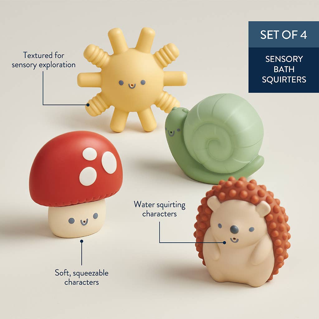 Ensemble de 4 jeux pour le bain - Nature - Jouets de bain - Boutique LeoLudo - Itzy Ritzy Canada
