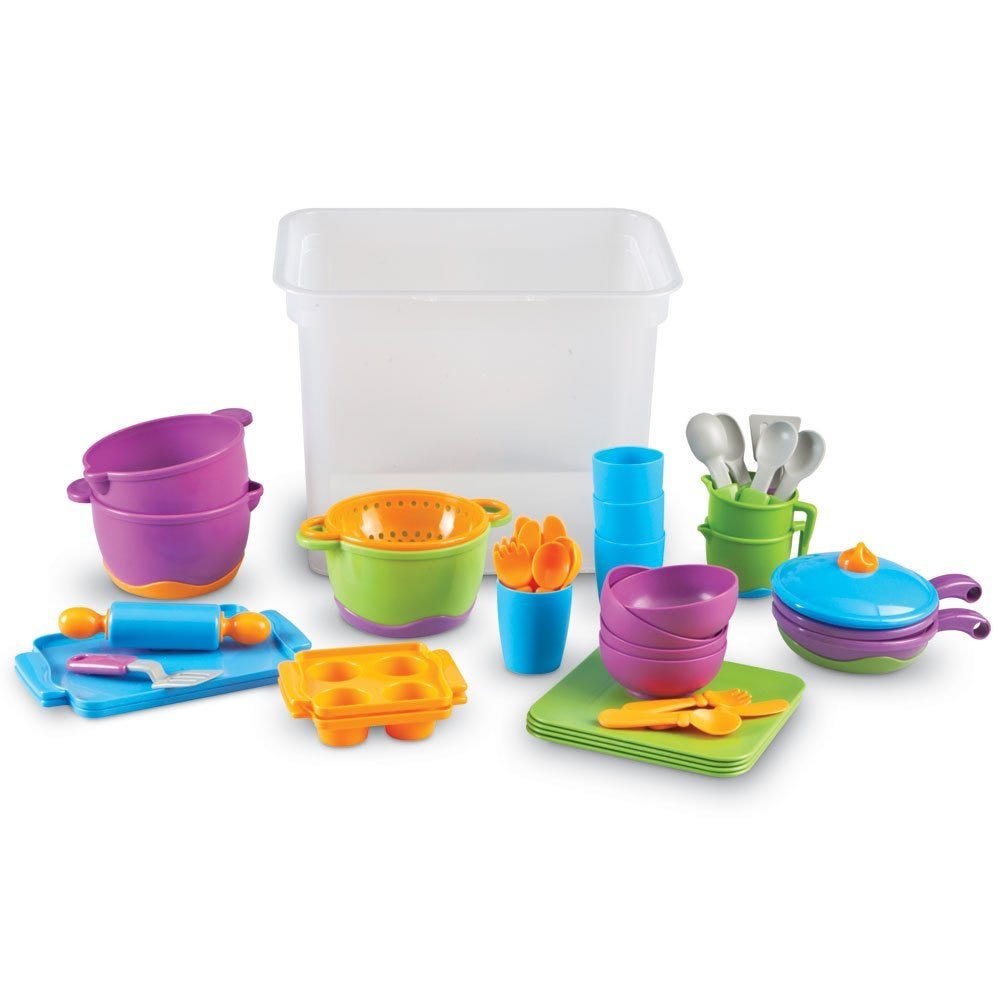 Ensemble de cuisine New Sprouts pour salle de classe - Jouets d'imitation - Boutique LeoLudo - Learning Resources
