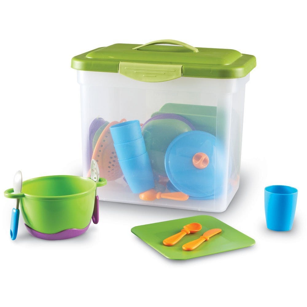 Ensemble de cuisine New Sprouts pour salle de classe - Jouets d'imitation - Boutique LeoLudo - Learning Resources