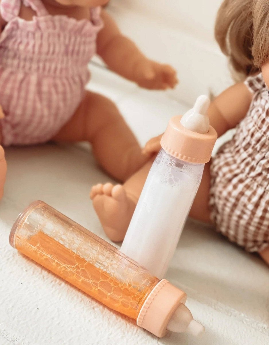 Ensemble de lait et jus en bouteille pour Poupée - Tiny Harlow -Alimentation & repas- Boutique LeoLudo-Tiny Harlow