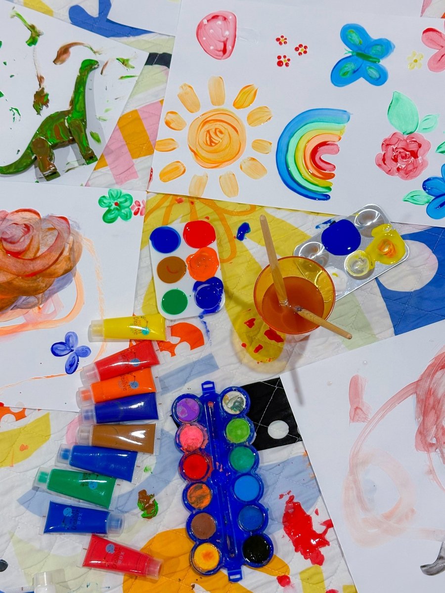 Ensemble de peinture à la gouache – 8 couleurs -Art & bricolage- Boutique LeoLudo-Connetix