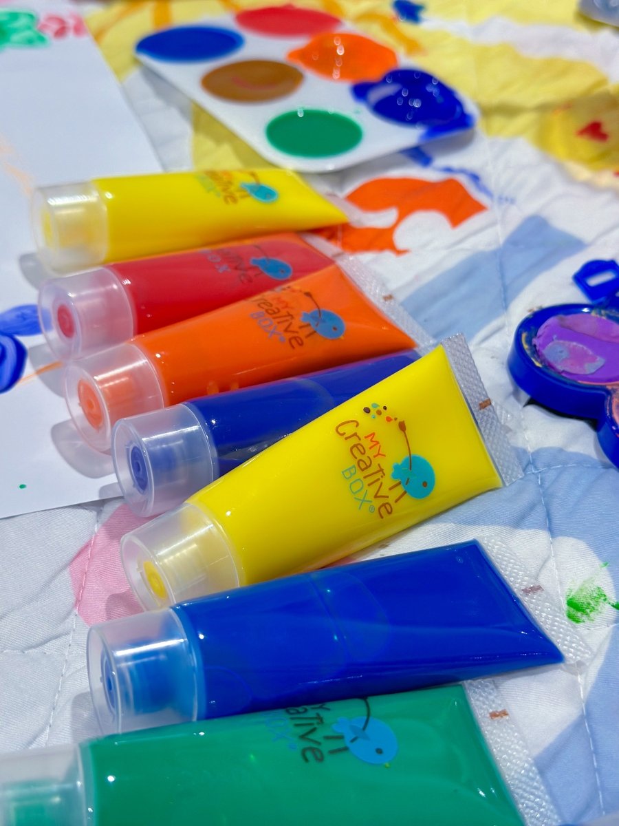 Ensemble de peinture à la gouache – 8 couleurs -Art & bricolage- Boutique LeoLudo-Connetix