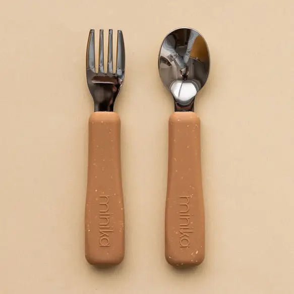 Ensemble d'ustensiles en acier inoxydable -Alimentation & repas- Boutique LeoLudo-Minika
