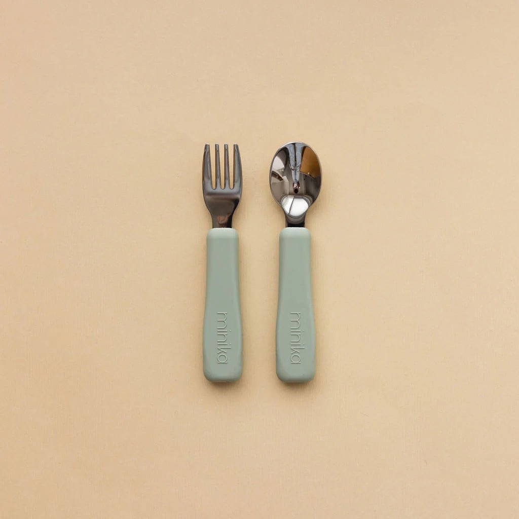 Ensemble d'ustensiles en acier inoxydable - Alimentation & repas - Boutique LeoLudo - Minika