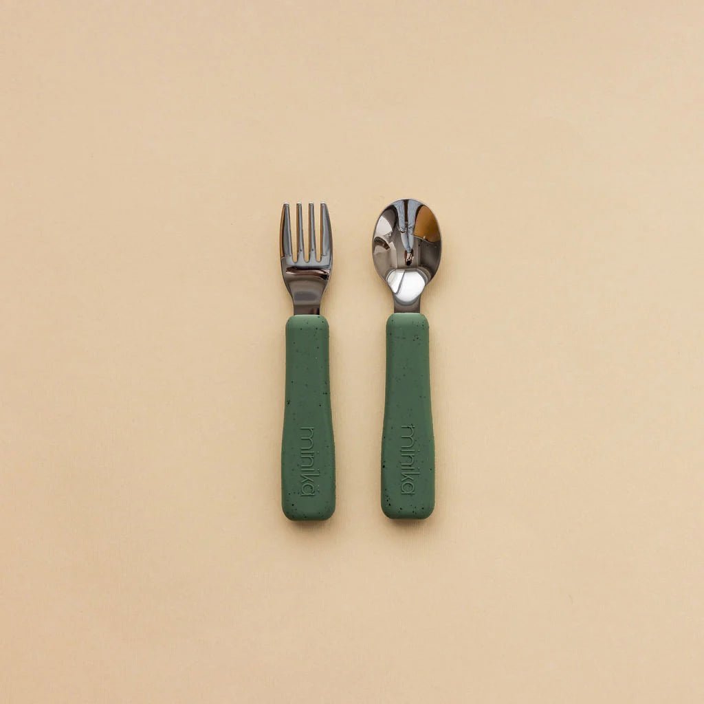 Ensemble d'ustensiles en acier inoxydable - Alimentation & repas - Boutique LeoLudo - Minika