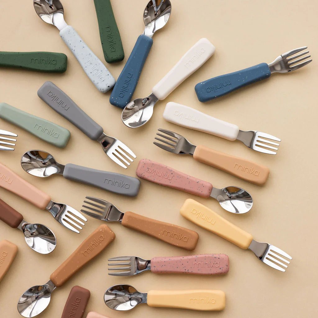 Ensemble d'ustensiles en acier inoxydable - Alimentation & repas - Boutique LeoLudo - Minika