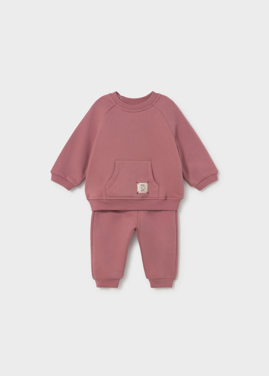 Ensemble en coton 2 pièces – Rose ancien -Vêtements- Boutique LeoLudo-Mayoral