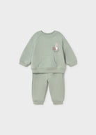 Ensemble en coton 2 pièces – Vert Sauge -Vêtements- Boutique LeoLudo-Mayoral