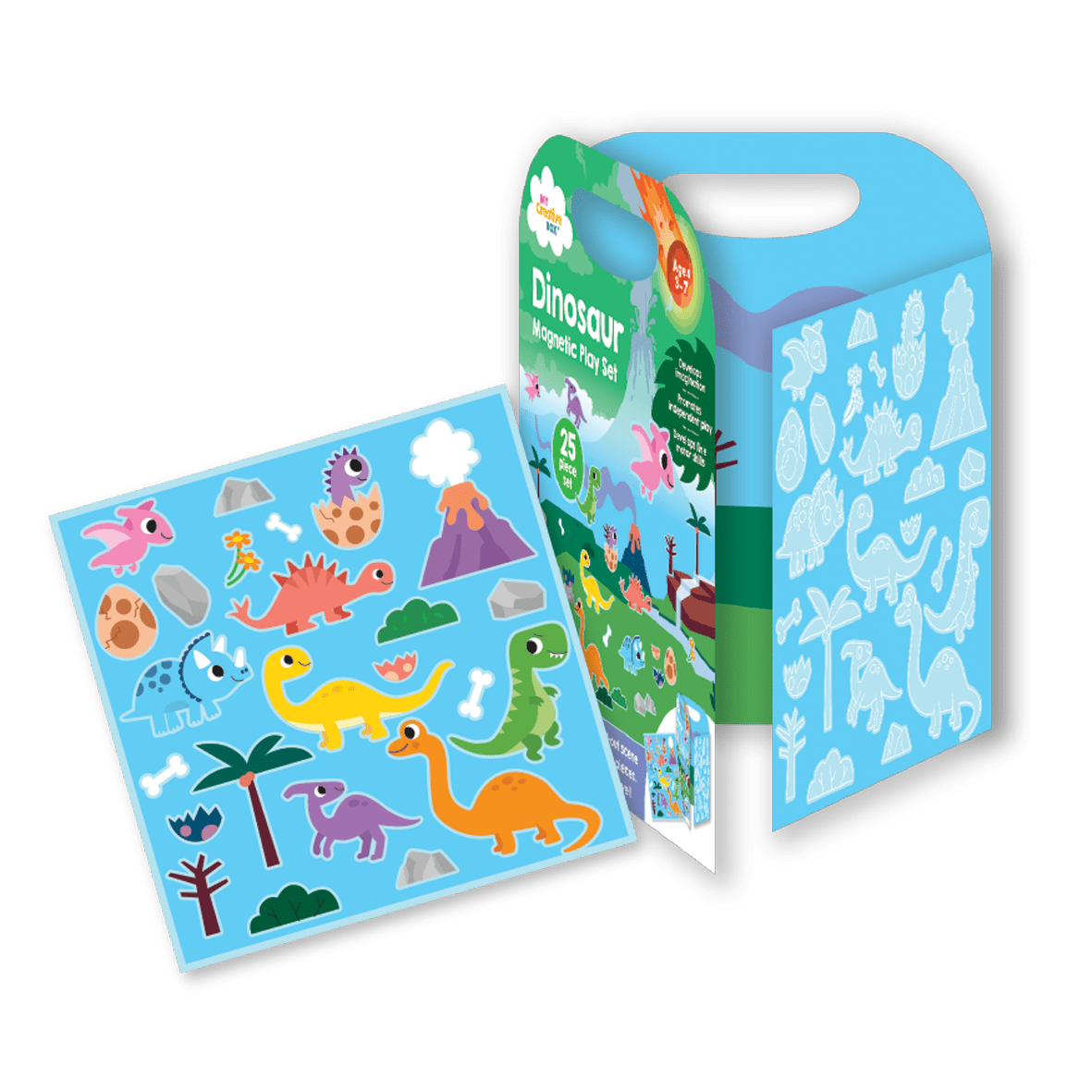 Ensemble magnétique – Dinosaures -Art & bricolage- Boutique LeoLudo-Connetix